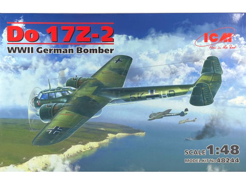  ICM 48244 Dornier Do 17Z-2 WWII German Bomber 