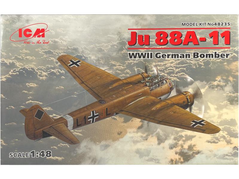 ICM 48235  Junker Ju 88A-11 WWII German Bomber