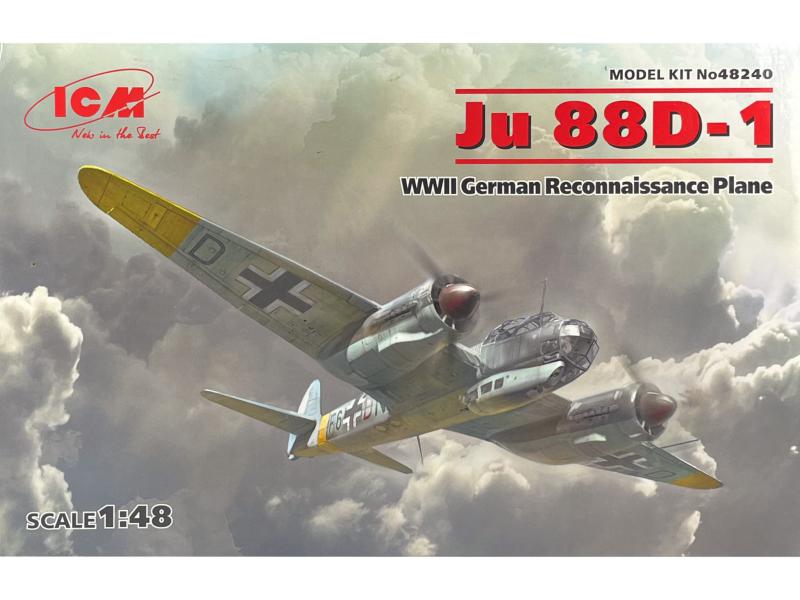 ICM 48240 Junker Ju 88D-1 WWII German Reconnaissance Plane 