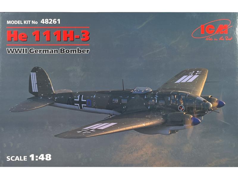 ICM 48261 Heinkel He 111H-3 German Bomber