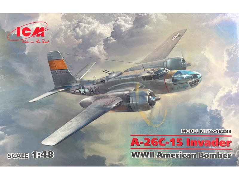 ICM 48283 A-26C-15 Invader WWII American Bomber 1/48