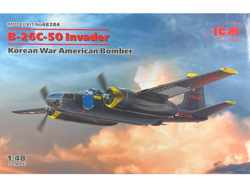ICM 48284 B-26C-50 Invader Korean War American Bomber 1/48