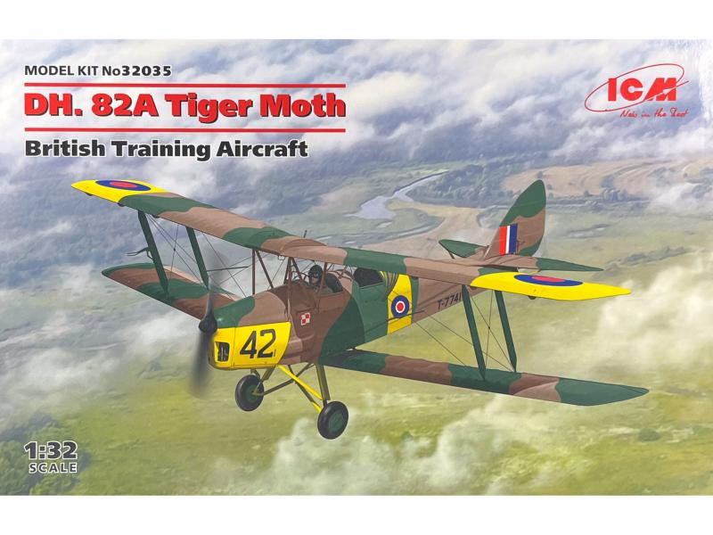 ICM 32035 DH. 82A Tiger Moth 1/32