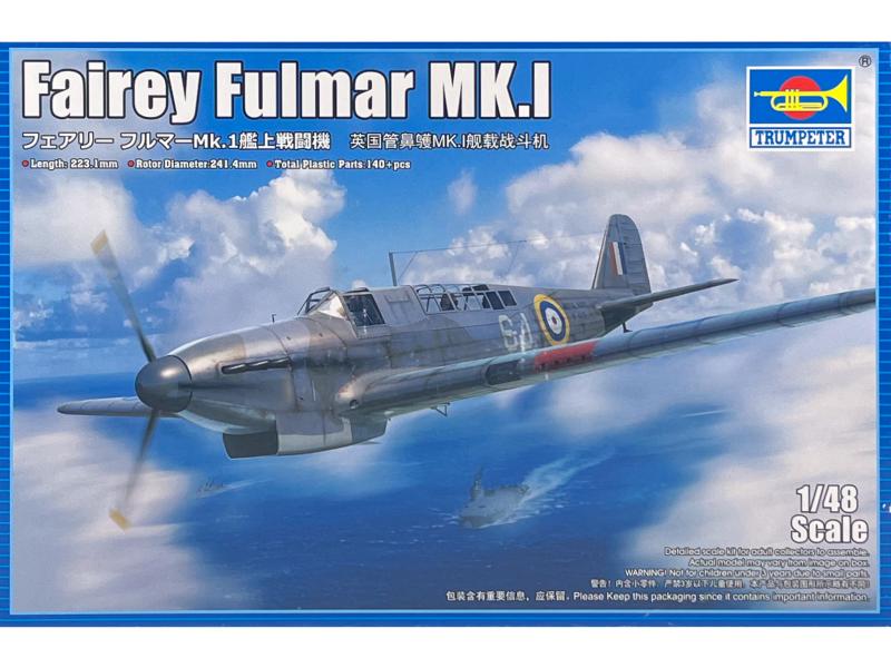 Trumpeter 05822 Fairey Fulmar MK.I 1/48