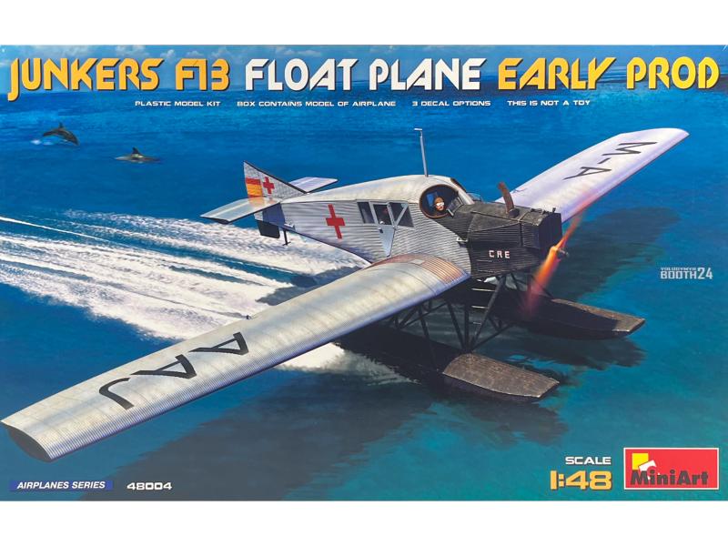 MiniArt 48004 1/48 Junkers F13 Float Plane Early Production