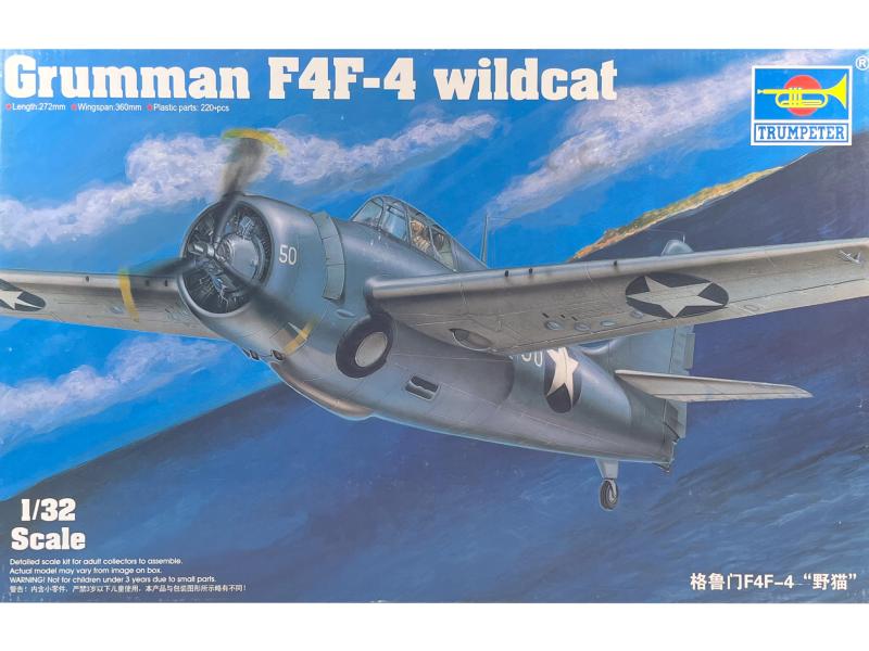 Trumpeter 02223 Grumman F4F-4 Wildcat 1/32