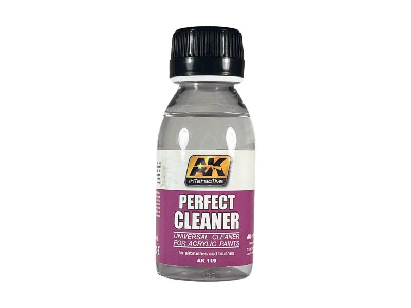 AK119  Perfect Cleaner Pulitore per pennelli ed aerografi con colori acrilici 100 ml